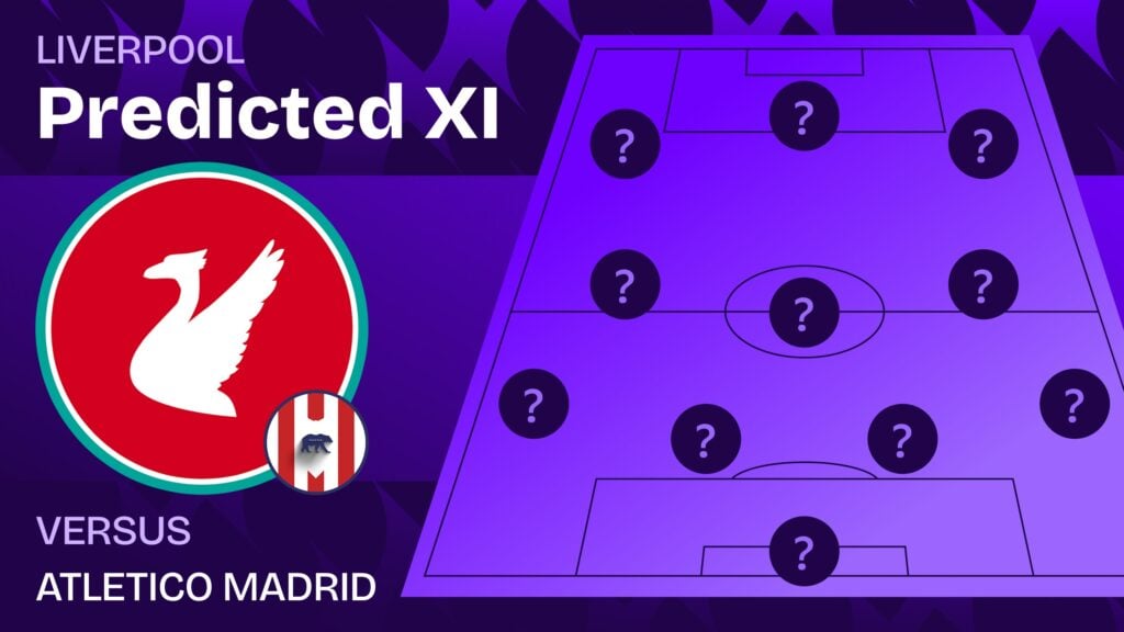 Liverpool vs Atletico Madrid team news and predicted lineups