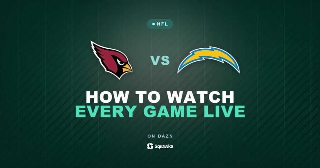 How to watch Arizona Cardinals vs Los Angeles Chargers live in the UK on DAZN in Week 1 of the 2026 NFL season