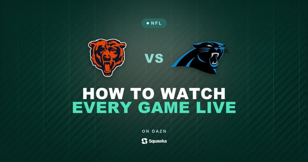 How to watch Chicago Bears vs Carolina Panthers live in the UK on DAZN in Week 1 of the 2026 NFL season