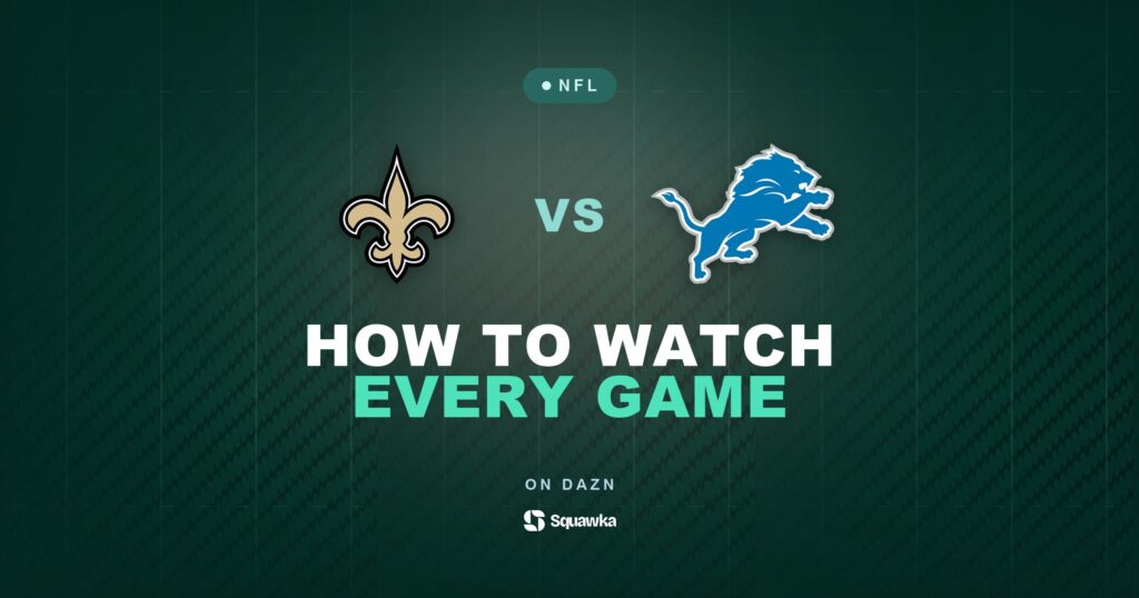 How to watch New Orleans Saints vs Detroit Lions live in the UK on DAZN in Week 1 of the 2026 NFL season