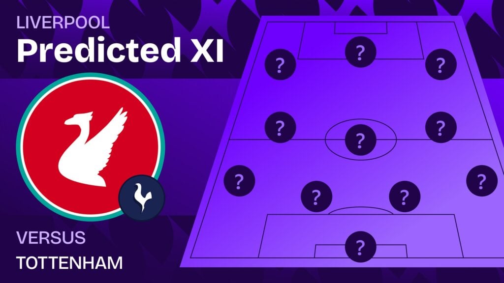 Liverpool vs Tottenham team news and predicted lineups