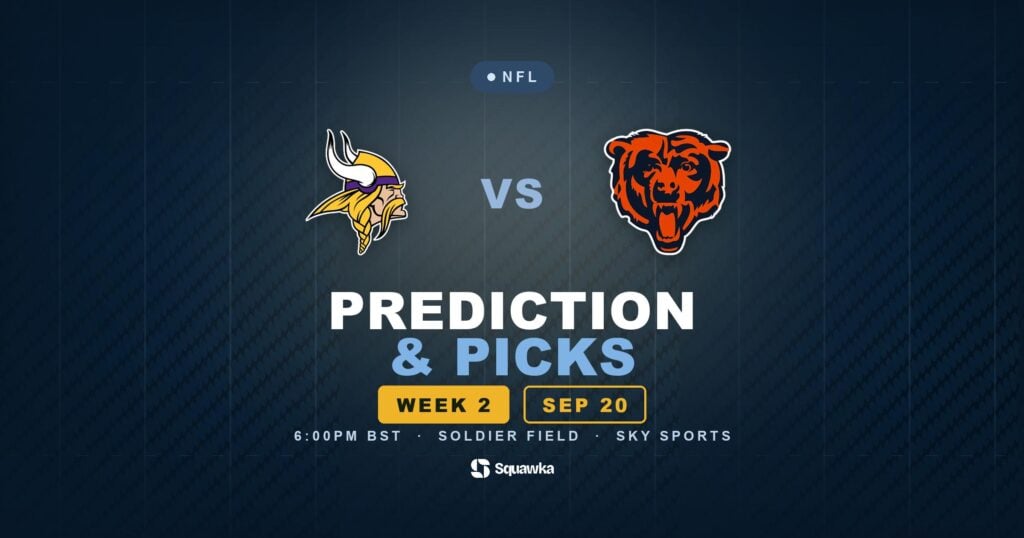 Minnesota Vikings vs Chicago Bears prediction, picks and odds for Week 2 of the 2026 NFL season