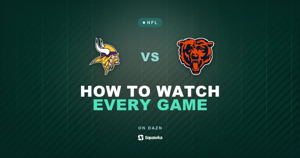 How to watch Minnesota Vikings vs Chicago Bears live in the UK on DAZN in Week 2 of the 2026 NFL season