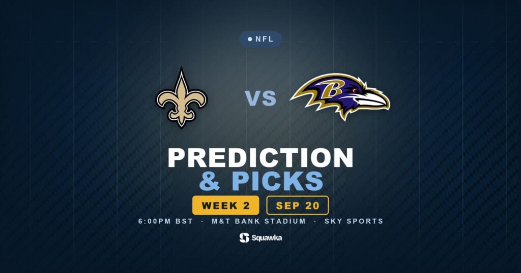 New Orleans Saints vs Baltimore Ravens prediction, picks and odds for Week 2 of the 2026 NFL season