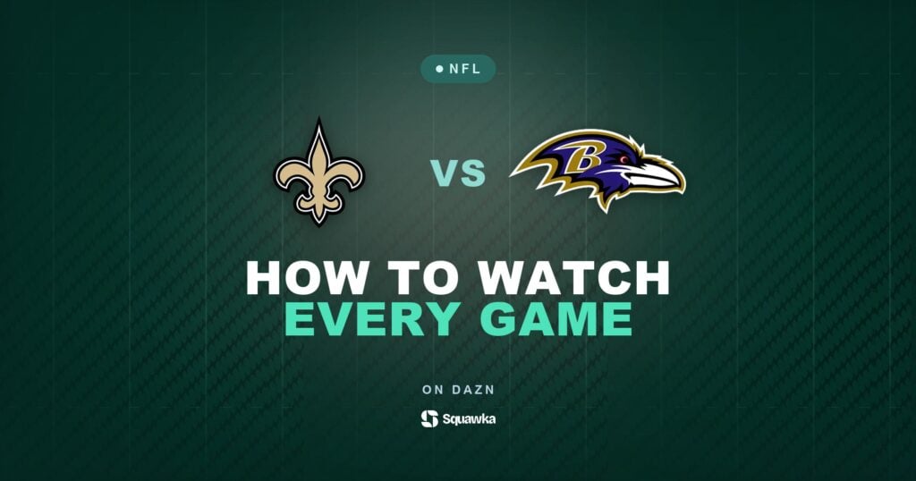 How to watch New Orleans Saints vs Baltimore Ravens live in the UK on DAZN in Week 2 of the 2026 NFL season