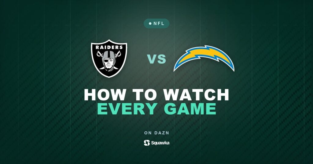How to watch Las Vegas Raiders vs Los Angeles Chargers live in the UK on DAZN in Week 2 of the 2026 NFL season