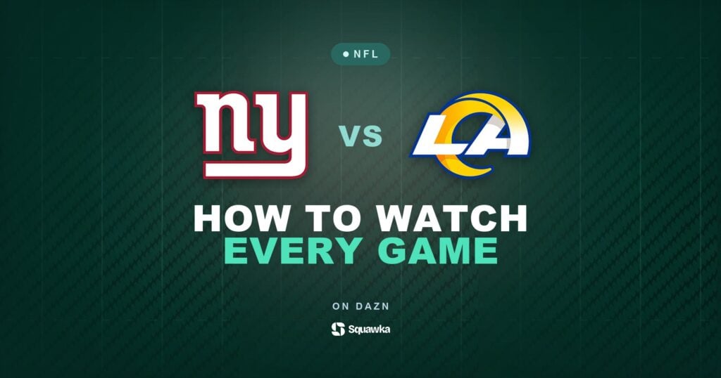 How to watch New York Giants vs Los Angeles Rams live in the UK on DAZN in Week 2 of the 2026 NFL season