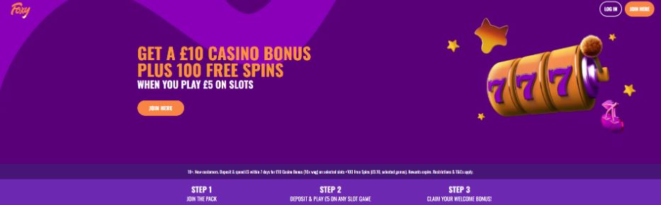 Foxy Bingo Welcome Bonus & Promotions