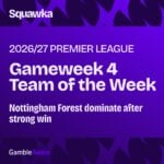 Premier League TOTW Gameweek 4: Nottingham Forest dominate after strong win