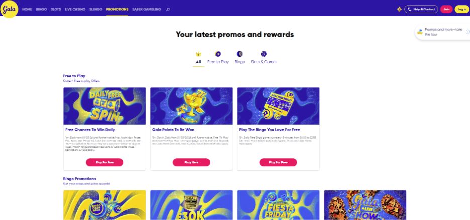 Gala Bingo Gala Bingo Promotions & Loyalty Program