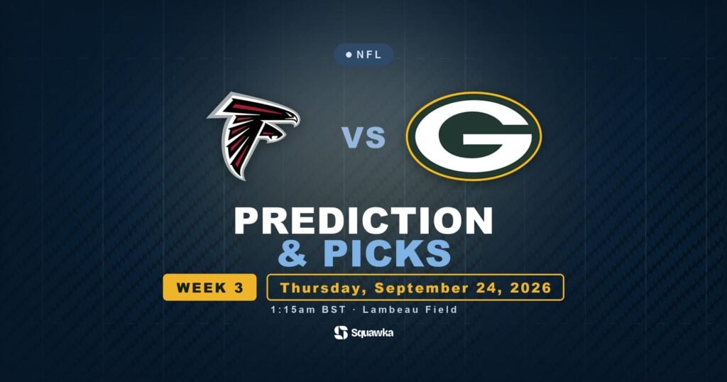 Atlanta Falcons vs Green Bay Packers prediction, picks and odds for Week 3 of the 2026 NFL season