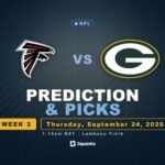 Atlanta Falcons vs Green Bay Packers prediction, picks and odds for Week 3 of the 2026 NFL season