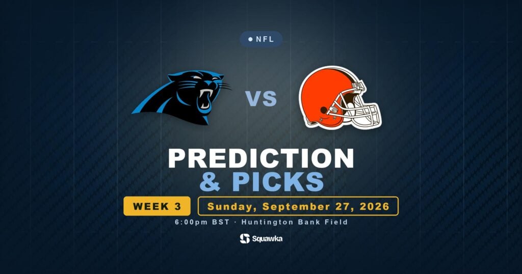 Carolina Panthers vs Cleveland Browns prediction, picks and odds for Week 3 of the 2026 NFL season