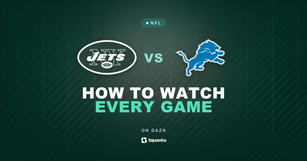 How to watch New York Jets vs Detroit Lions live in the UK on DAZN in Week 3 of the 2026 NFL season