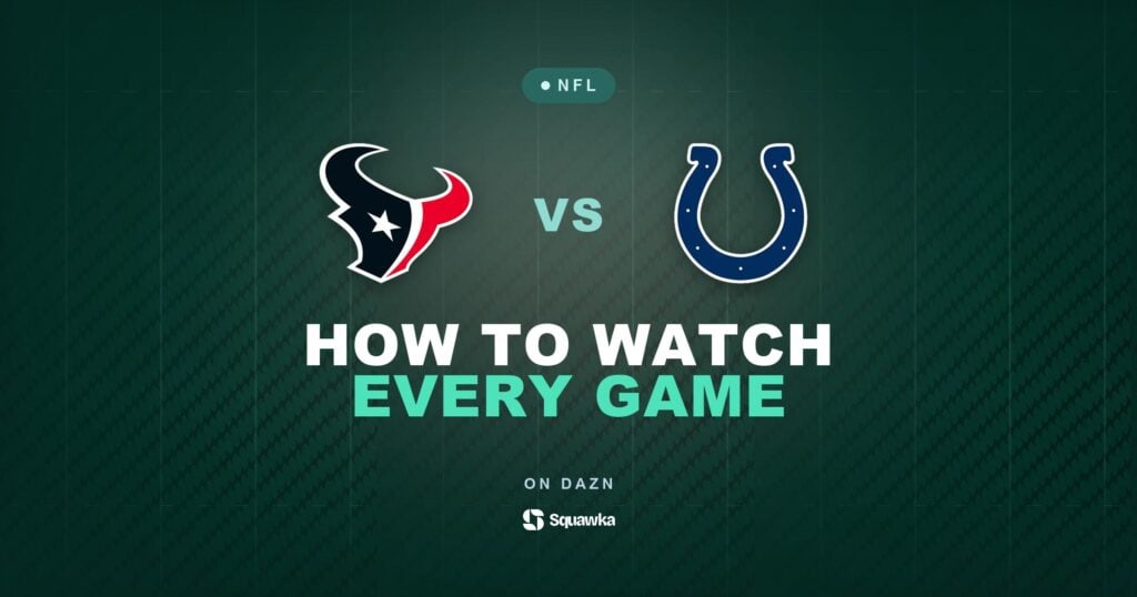 How to watch Houston Texans vs Indianapolis Colts live in the UK on DAZN in Week 3 of the 2026 NFL season