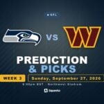 Seattle Seahawks vs Washington Commanders prediction, picks and odds for Week 3 of the 2026 NFL season
