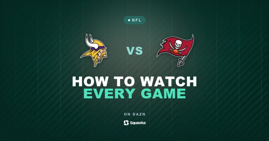 How to watch Minnesota Vikings vs Tampa Bay Buccaneers live in the UK on DAZN in Week 3 of the 2026 NFL season