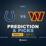 Indianapolis Colts vs Washington Commanders prediction, picks and odds for Week 4 of the 2026 NFL season