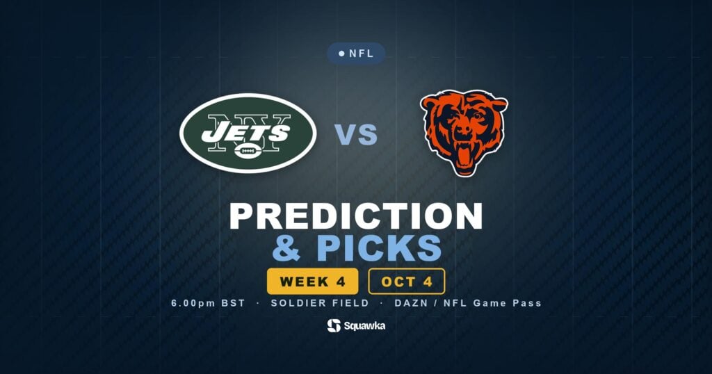 New York Jets vs Chicago Bears prediction, picks and odds for Week 4 of the 2026 NFL season