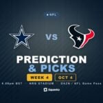 Dallas Cowboys vs Houston Texans prediction, picks and odds for Week 4 of the 2026 NFL season