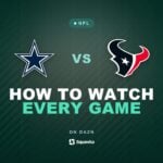 How to watch Dallas Cowboys vs Houston Texans live in the UK on DAZN in Week 4 of the 2026 NFL season