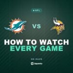 How to watch Miami Dolphins vs Minnesota Vikings live in the UK on DAZN in Week 4 of the 2026 NFL season