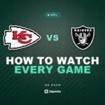 How to watch Kansas City Chiefs vs Las Vegas Raiders live in the UK on DAZN in Week 4 of the 2026 NFL season
