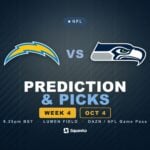 Los Angeles Chargers vs Seattle Seahawks prediction, picks and odds for Week 4 of the 2026 NFL season