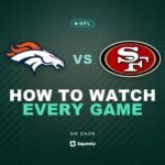 How to watch Denver Broncos vs San Francisco 49ers live in the UK on DAZN in Week 4 of the 2026 NFL season