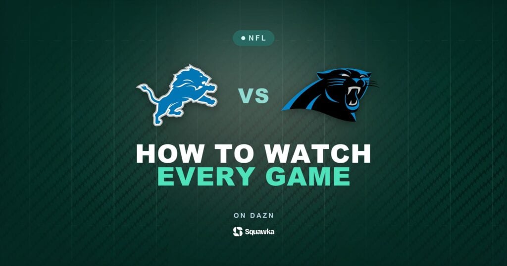 How to watch Detroit Lions vs Carolina Panthers live in the UK on DAZN in Week 4 of the 2026 NFL season