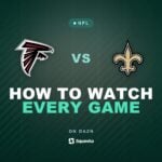 How to watch Atlanta Falcons vs New Orleans Saints live in the UK on DAZN in Week 4 of the 2026 NFL season