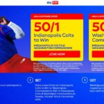 Sky Bet offer – Colts vs Commanders – 50/1 On Either Team To Win