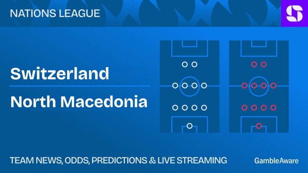 Switzerland vs North Macedonia Nations League preview banner