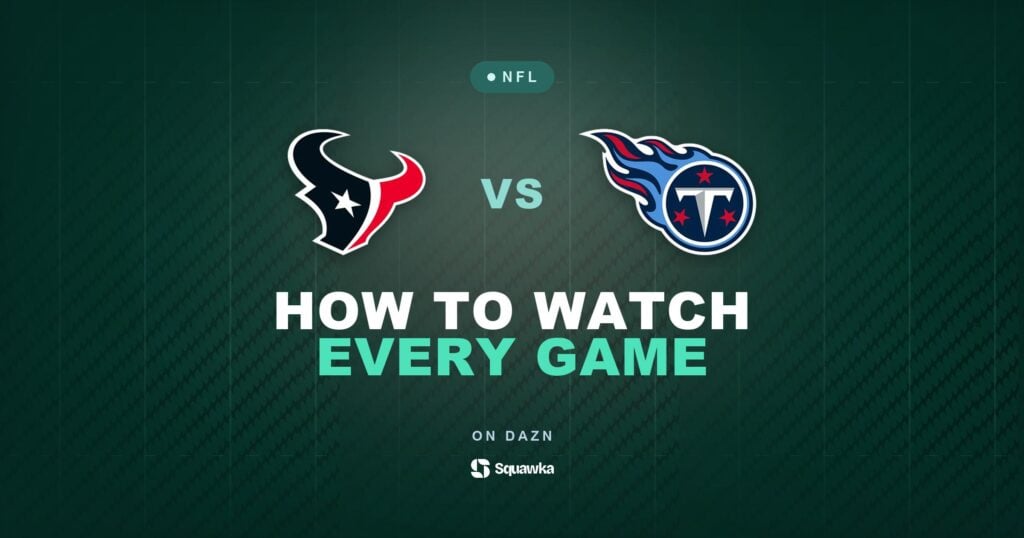 How to watch Houston Texans vs Tennessee Titans live in the UK on DAZN in Week 5 of the 2026 NFL season