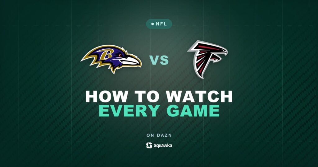 How to watch Baltimore Ravens vs Atlanta Falcons live in the UK on DAZN in Week 5 of the 2026 NFL season