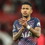 Savio applauds following Tottenham Hotspur's 1-1 draw with Manchester United