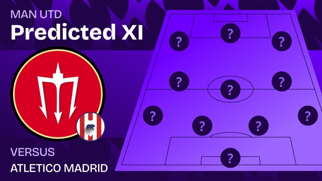 Atletico Madrid vs Man Utd team news and predicted lineups