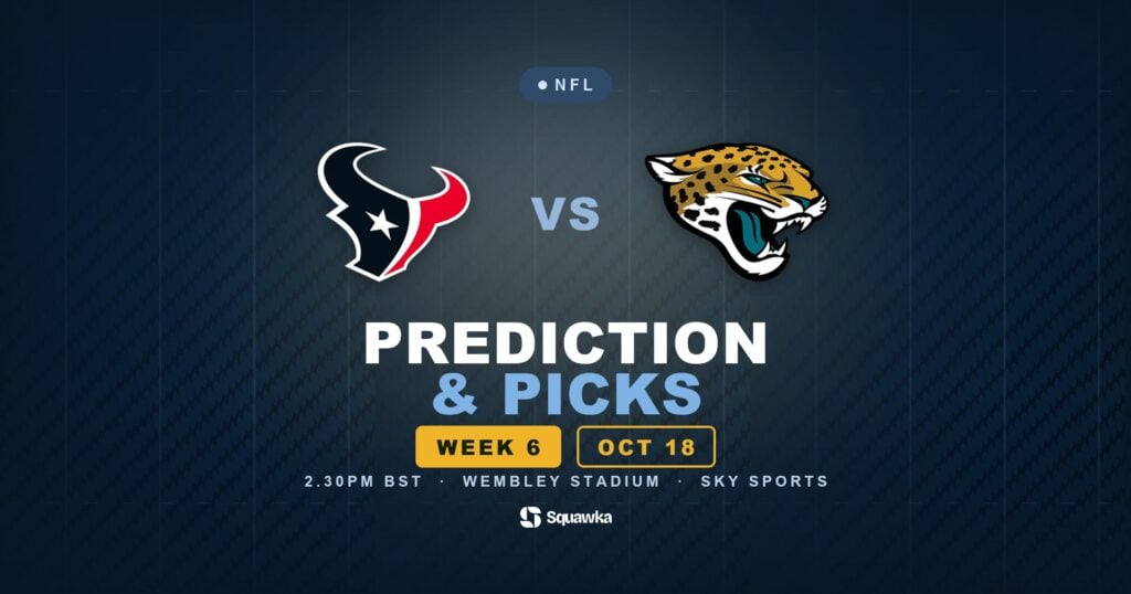 Houston Texans vs Jacksonville Jaguars prediction, picks and odds for Week 6 of the 2026 NFL season