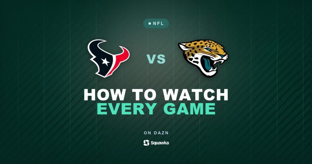 How to watch Houston Texans vs Jacksonville Jaguars live in the UK on DAZN in Week 6 of the 2026 NFL season