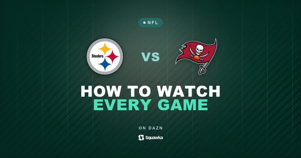 How to watch Pittsburgh Steelers vs Tampa Bay Buccaneers live in the UK on DAZN in Week 6 of the 2026 NFL season