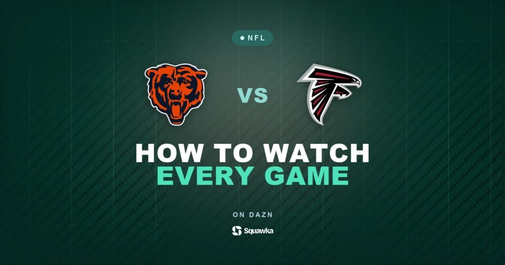 How to watch Chicago Bears vs Atlanta Falcons live in the UK on DAZN in Week 6 of the 2026 NFL season