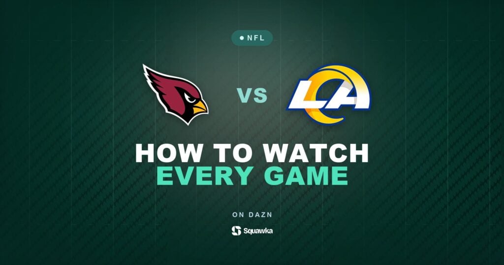 How to watch Arizona Cardinals vs Los Angeles Rams live in the UK on DAZN in Week 6 of the 2026 NFL season
