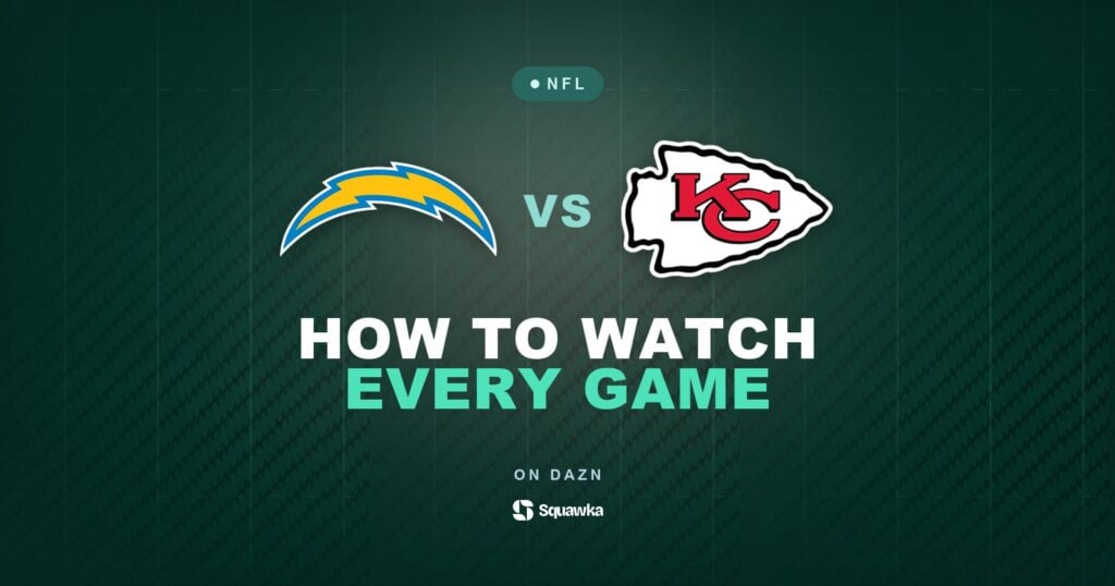 How to watch Los Angeles Chargers vs Kansas City Chiefs live in the UK on DAZN in Week 6 of the 2026 NFL season