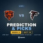 Chicago Bears vs Atlanta Falcons prediction, picks and odds for Week 6 of the 2026 NFL season