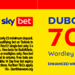 Sky Bet Dubois vs Wardley offer 50/1 Dubois or 70/1 Wardley to win