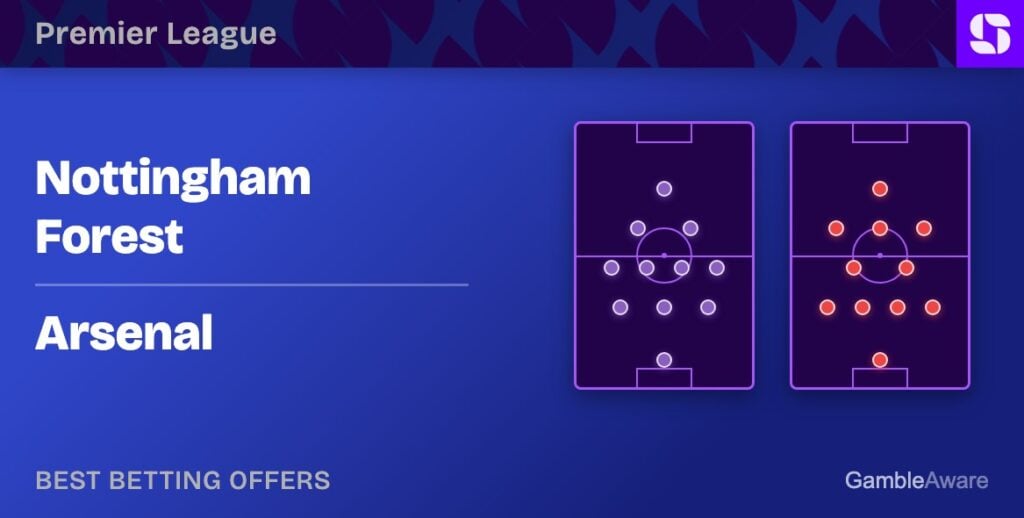 Nottingham Forest vs Arsenal betting offers