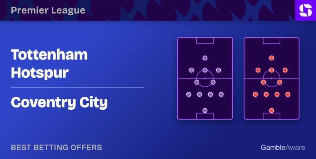 Tottenham vs Coventry betting offers