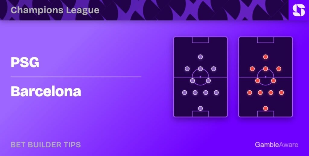 PSG vs Barcelona bet builder tips
