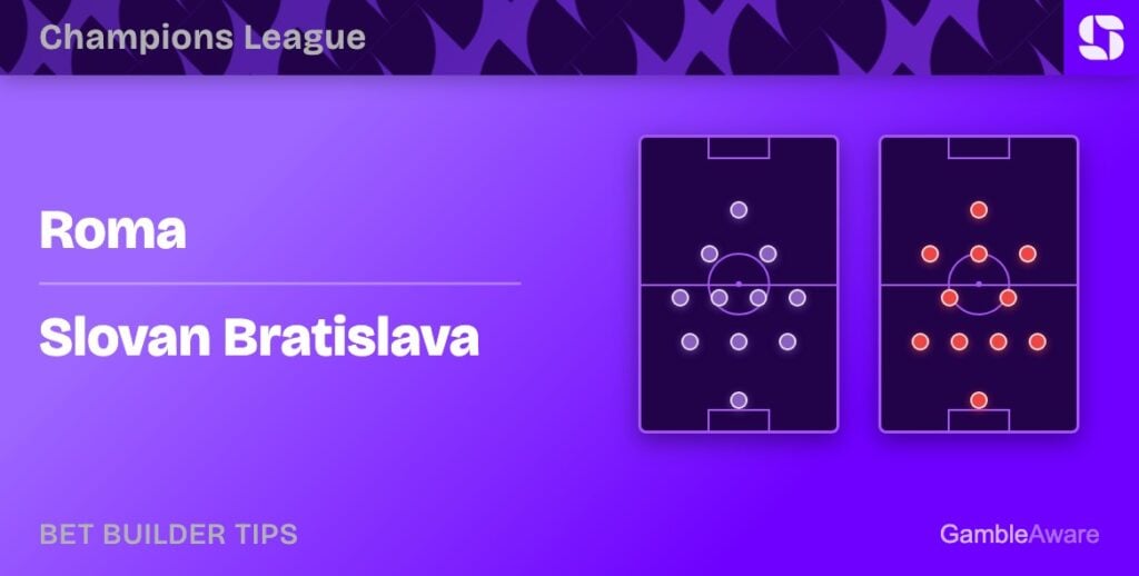 Roma vs Slovan Bratislava bet builder tips