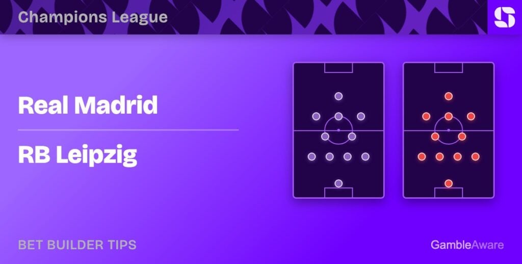 Real Madrid vs RB Leipzig bet builder tips